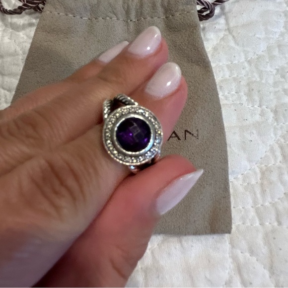 David Yurman Jewelry - David Yurman Amethyst Albion Ring Petite